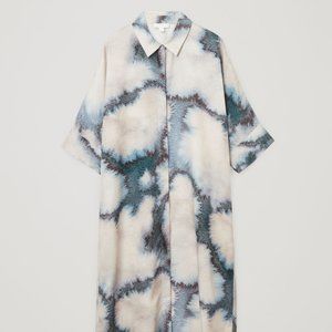 COS oversized shirt dress - tie dye